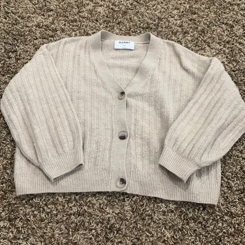 Brown old navy cardigan